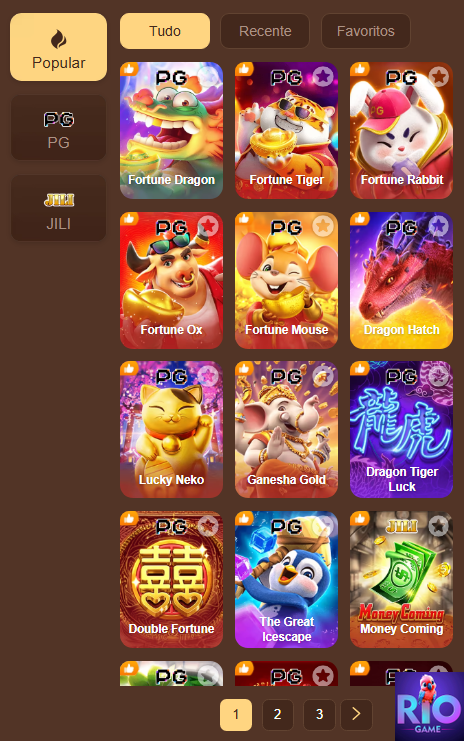 riogame.com - explorar populares jogos